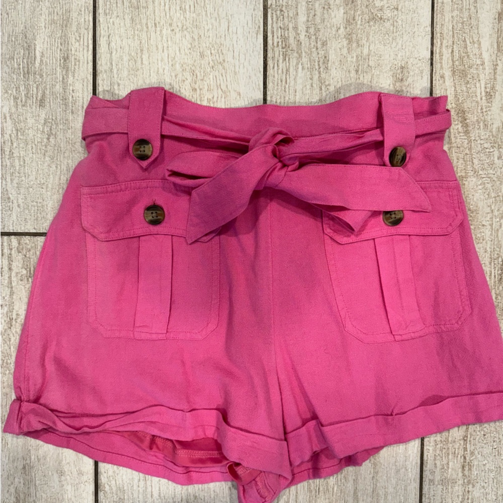 American Eagle flowy pink shorts S